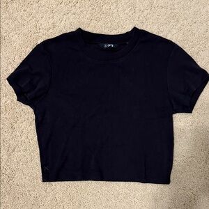 Cuts crop top
